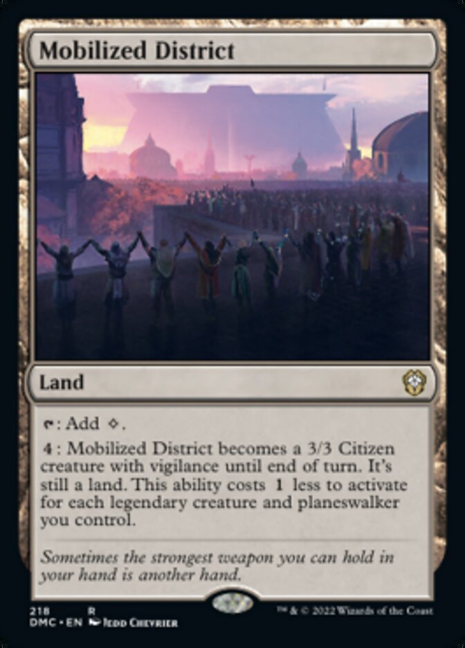 Mobilized District [Dominaria United Commander] | Sanctuary Gaming