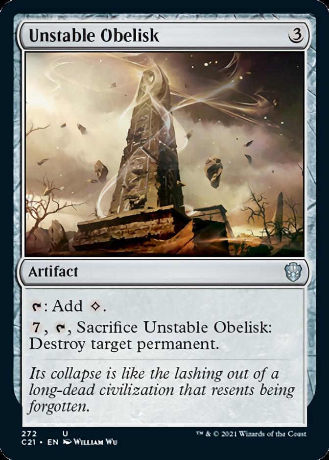 Unstable Obelisk [Commander 2021] | Sanctuary Gaming