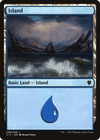 Island (299) [Commander 2017] | Sanctuary Gaming