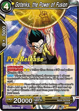 Gotenks, the Power of Fusion (BT10-112) [Rise of the Unison Warrior Prerelease Promos] | Sanctuary Gaming