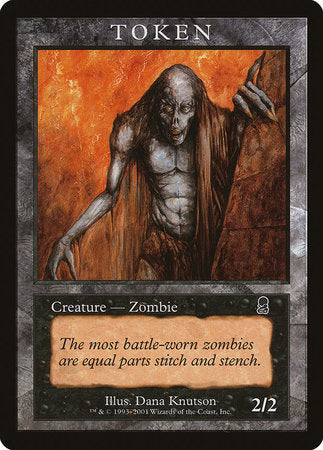 Zombie Token (Odyssey) [Magic Player Rewards 2002] | Sanctuary Gaming
