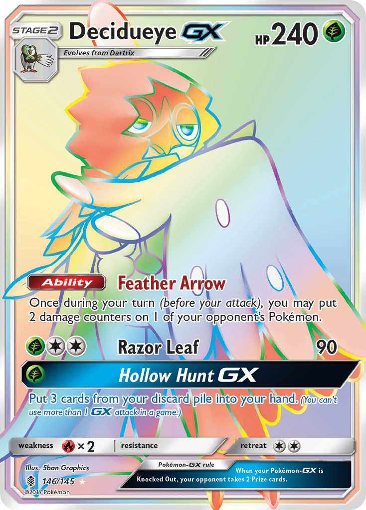 Decidueye GX (146/145) [Sun & Moon: Guardians Rising] | Sanctuary Gaming