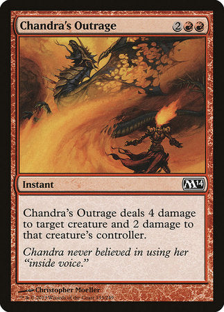 Chandra's Outrage [Magic 2014] | Sanctuary Gaming