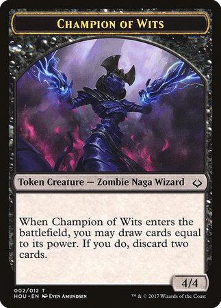 Champion of Wits Token [Hour of Devastation Tokens] | Sanctuary Gaming