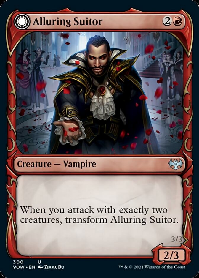 Alluring Suitor // Deadly Dancer (Showcase Fang Frame) [Innistrad: Crimson Vow] | Sanctuary Gaming