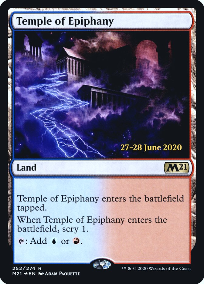 Temple of Epiphany  [Core Set 2021 Prerelease Promos] | Sanctuary Gaming