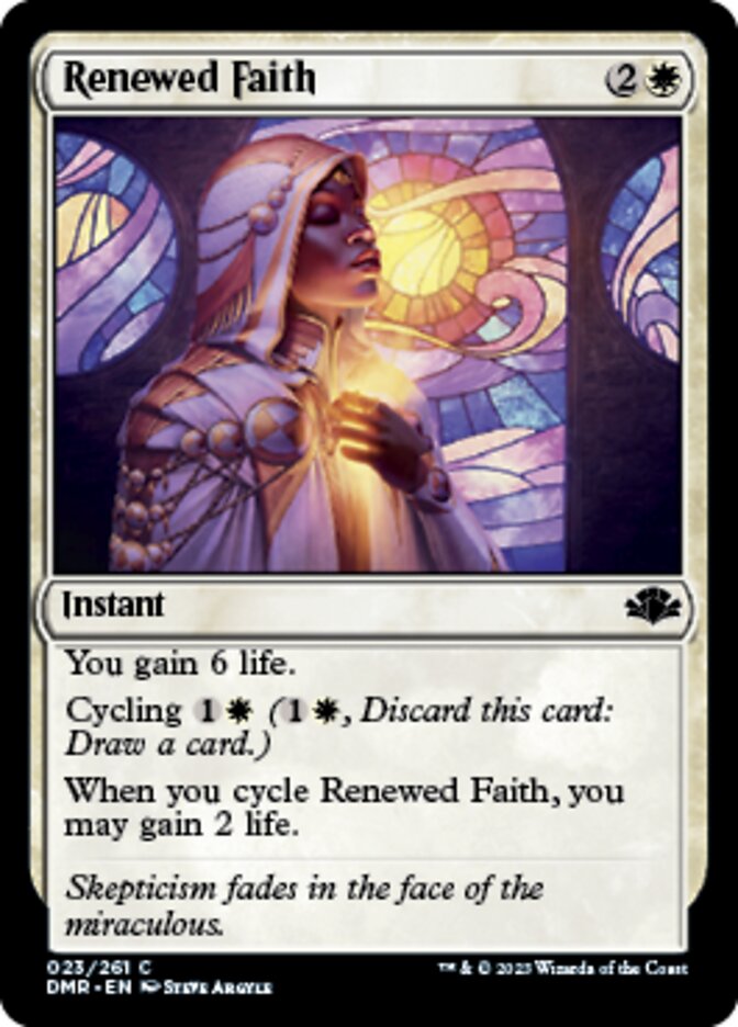 Renewed Faith [Dominaria Remastered] | Sanctuary Gaming