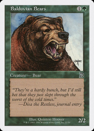 Balduvian Bears [Deckmasters] | Sanctuary Gaming