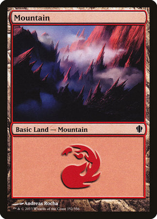 Mountain (352) [Commander 2013] | Sanctuary Gaming
