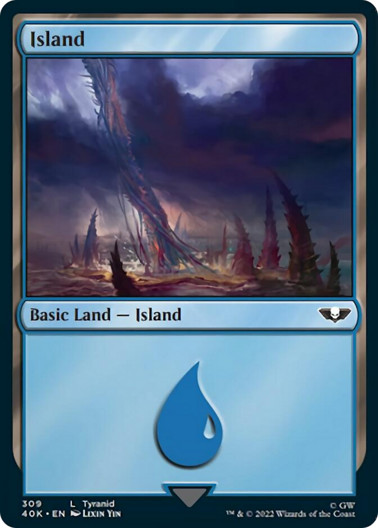 Island (309) [Universes Beyond: Warhammer 40,000] | Sanctuary Gaming