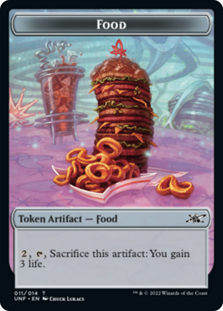 Cat // Food (11) Double-sided Token [Unfinity Tokens] | Sanctuary Gaming