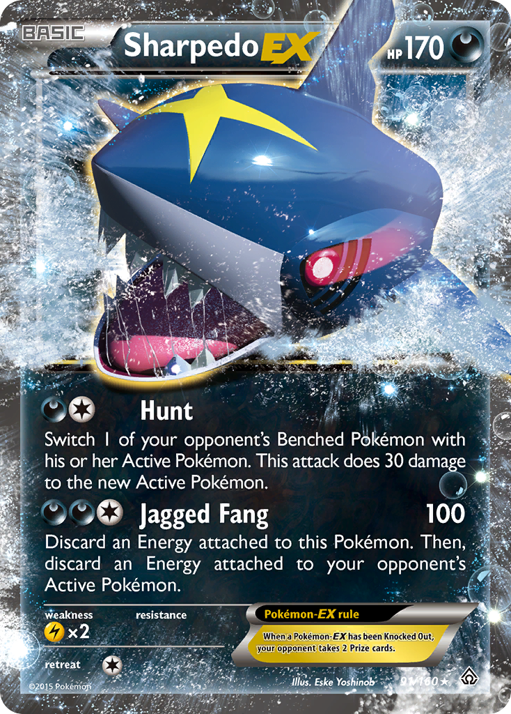 Sharpedo EX (91/160) [XY: Primal Clash] | Sanctuary Gaming