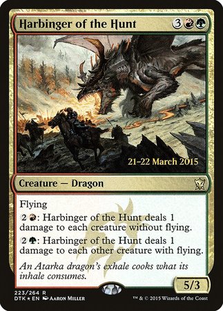 Harbinger of the Hunt [Dragons of Tarkir Promos] | Sanctuary Gaming