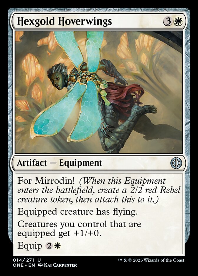 Hexgold Hoverwings [Phyrexia: All Will Be One] | Sanctuary Gaming