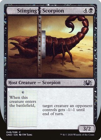 Stinging Scorpion [Unsanctioned] | Sanctuary Gaming