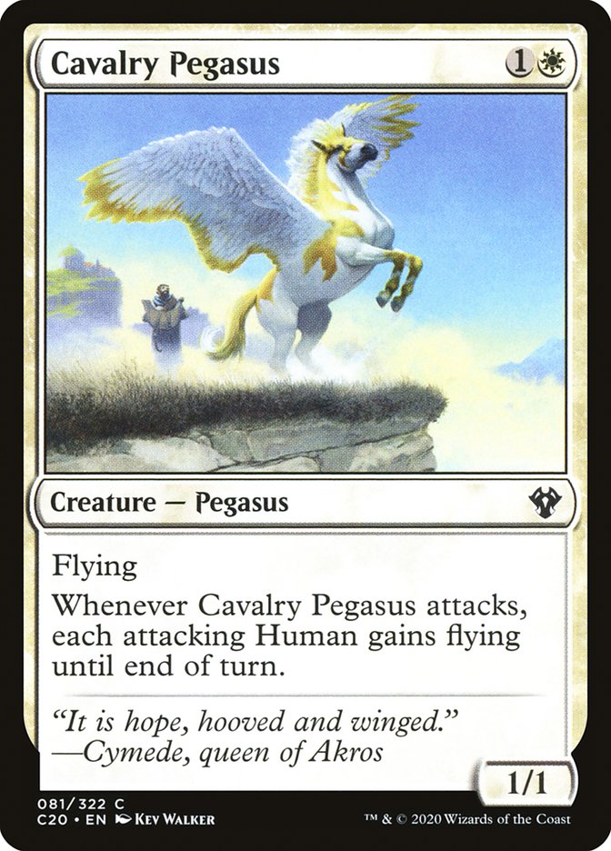 Cavalry Pegasus [Commander 2020] | Sanctuary Gaming