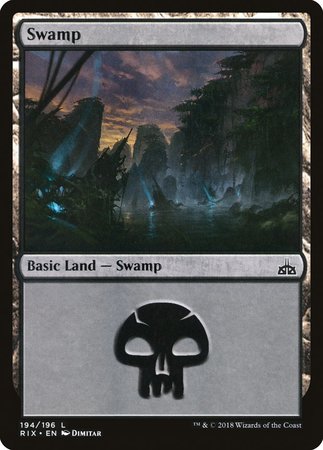 Swamp [Rivals of Ixalan] | Sanctuary Gaming