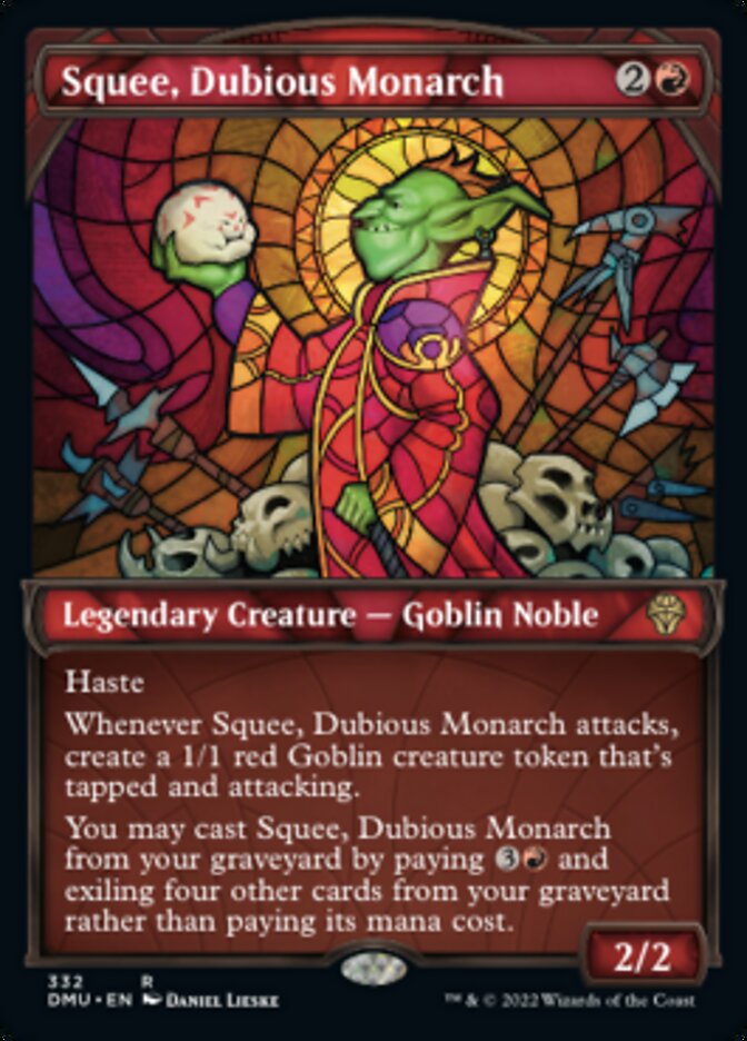 Squee, Dubious Monarch (Showcase Textured) [Dominaria United] | Sanctuary Gaming