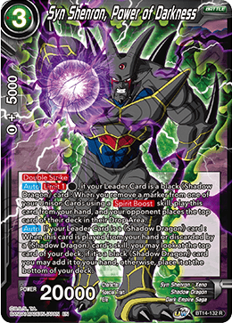 Syn Shenron, Power of Darkness (BT14-132) [Cross Spirits] | Sanctuary Gaming