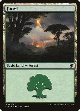 Forest (264) [Dragons of Tarkir] | Sanctuary Gaming
