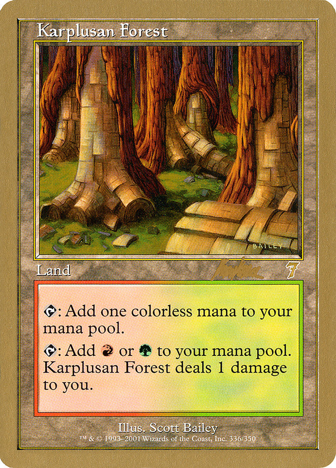 Karplusan Forest (Brian Kibler) [World Championship Decks 2002] | Sanctuary Gaming