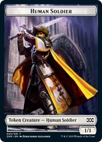 Human Soldier // Servo Double-sided Token [Double Masters Tokens] | Sanctuary Gaming