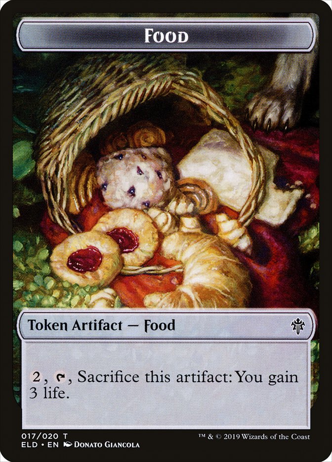 Food (017/020) [Throne of Eldraine Tokens] | Sanctuary Gaming