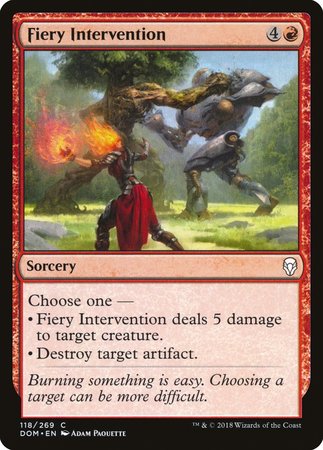 Fiery Intervention [Dominaria] | Sanctuary Gaming