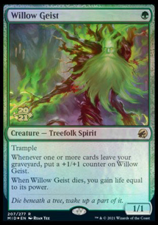 Willow Geist [Innistrad: Midnight Hunt Prerelease Promos] | Sanctuary Gaming
