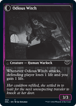 Ragged Recluse // Odious Witch [Innistrad: Double Feature] | Sanctuary Gaming