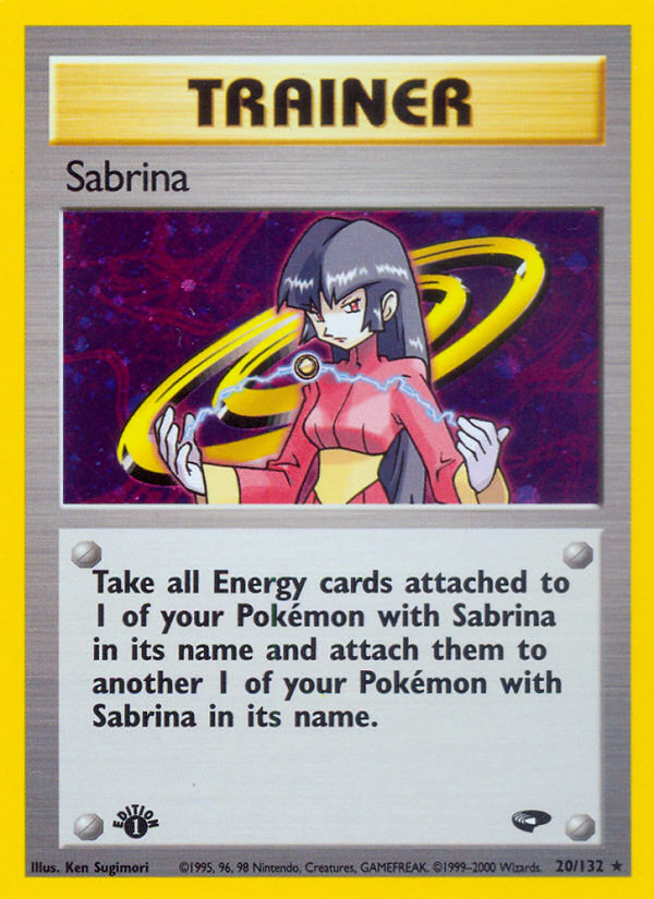 Sabrina (20/132) [Gym Challenge 1st Edition] | Sanctuary Gaming
