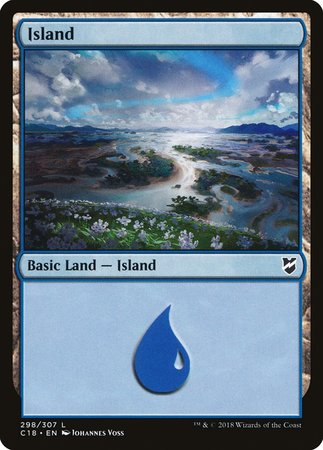Island (298) [Commander 2018] | Sanctuary Gaming