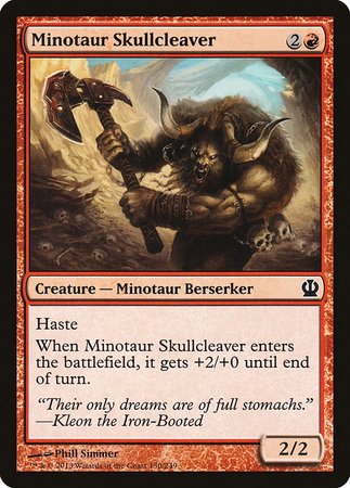 Minotaur Skullcleaver [Theros] | Sanctuary Gaming