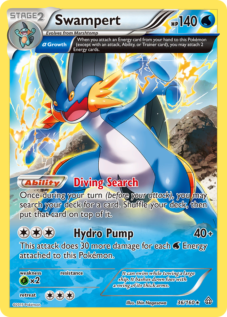 Swampert (36/160) [XY: Primal Clash] | Sanctuary Gaming