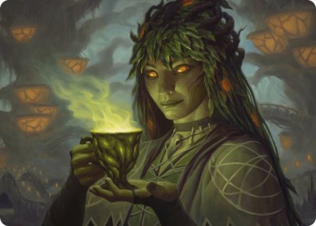 Dina, Soul Steeper Art Card [Strixhaven: School of Mages Art Series] | Sanctuary Gaming