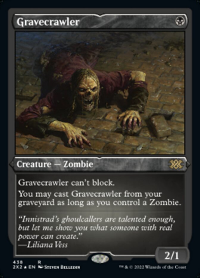 Gravecrawler (Foil Etched) [Double Masters 2022] | Sanctuary Gaming