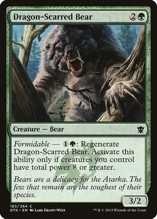 Dragon-Scarred Bear [Dragons of Tarkir] | Sanctuary Gaming
