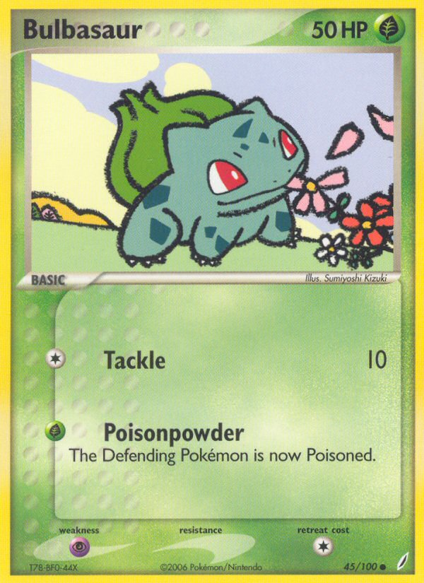 Bulbasaur (45/100) [EX: Crystal Guardians] | Sanctuary Gaming