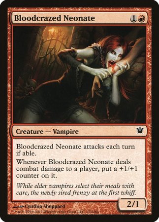 Bloodcrazed Neonate [Innistrad] | Sanctuary Gaming