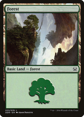 Forest (33) [Duel Decks: Nissa vs. Ob Nixilis] | Sanctuary Gaming