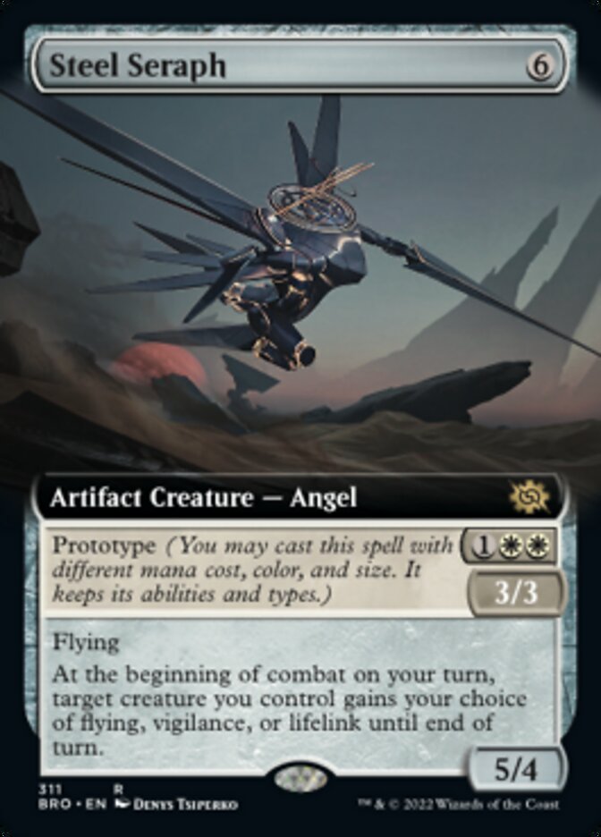 Steel Seraph (Extended Art) [The Brothers' War] | Sanctuary Gaming