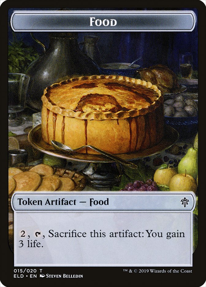 Food (015/020) [Throne of Eldraine Tokens] | Sanctuary Gaming