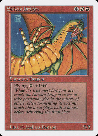 Shivan Dragon [Revised Edition] | Sanctuary Gaming