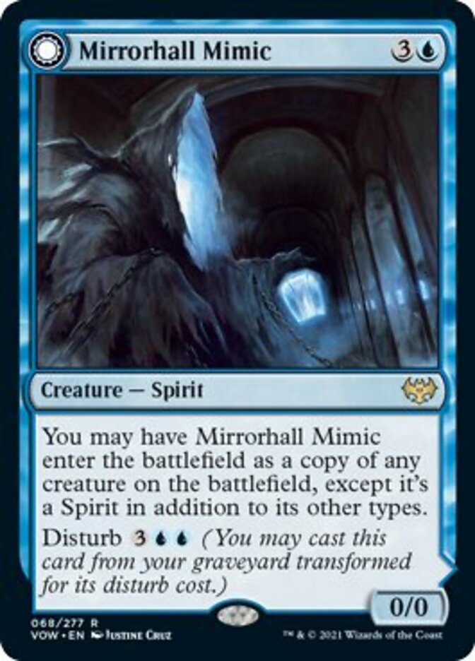 Mirrorhall Mimic // Ghastly Mimicry [Innistrad: Crimson Vow] | Sanctuary Gaming