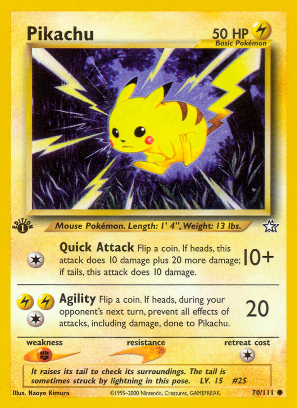 Pikachu (70/111) [Neo Genesis 1st Edition] | Sanctuary Gaming