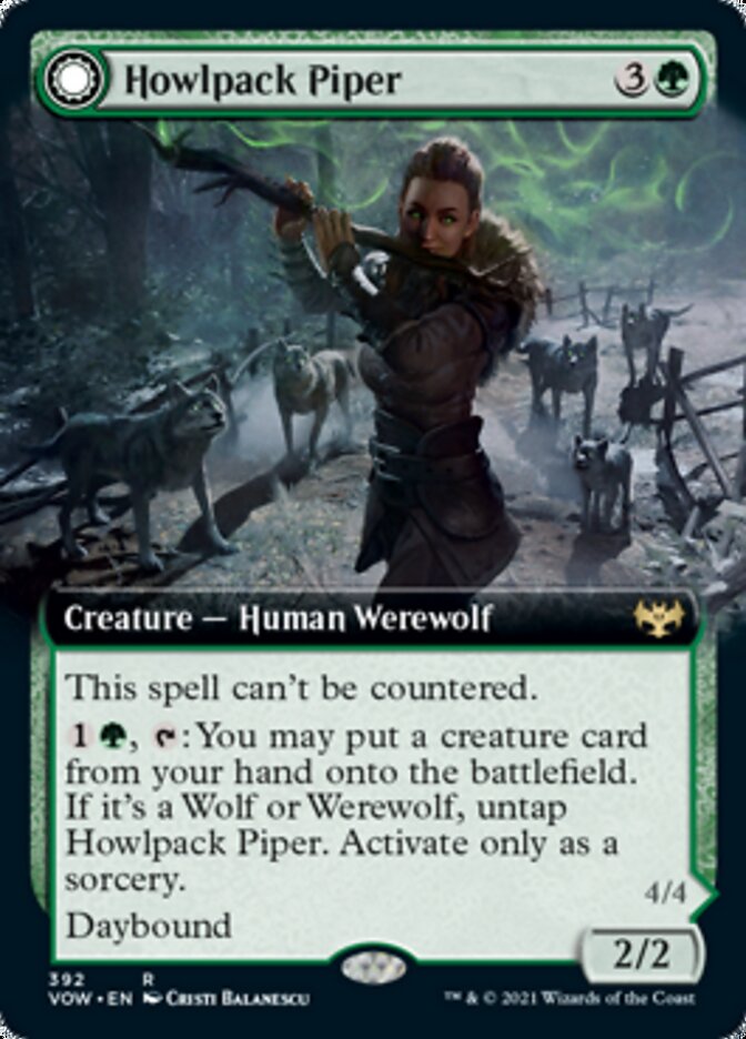 Howlpack Piper // Wildsong Howler (Extended) [Innistrad: Crimson Vow] | Sanctuary Gaming