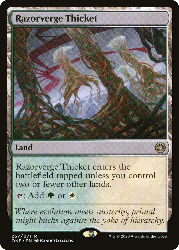 Razorverge Thicket [Phyrexia: All Will Be One] | Sanctuary Gaming