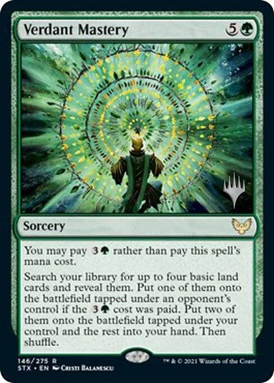 Verdant Mastery (Promo Pack) [Strixhaven: School of Mages Promos] | Sanctuary Gaming