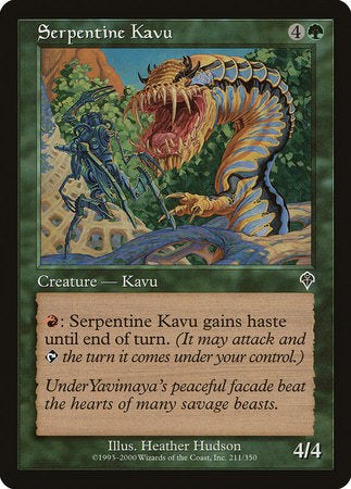 Serpentine Kavu [Invasion] | Sanctuary Gaming
