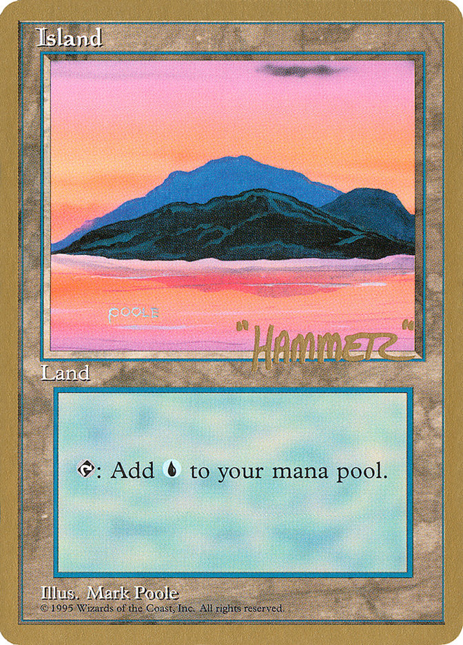 Island (shr369) (Shawn "Hammer" Regnier) [Pro Tour Collector Set] | Sanctuary Gaming